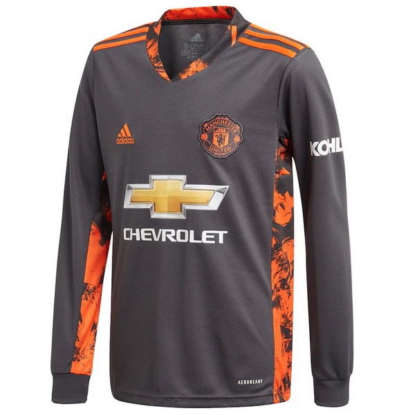 Thailand Trikot Manchester United Heim ML Torwart 2020-21 Grau Fussballtrikots Günstig